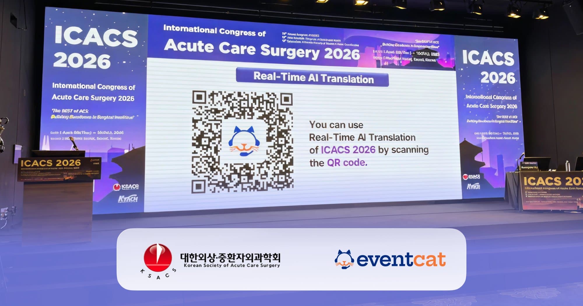EventCAT AI Live Interpretation at ICACS 2026