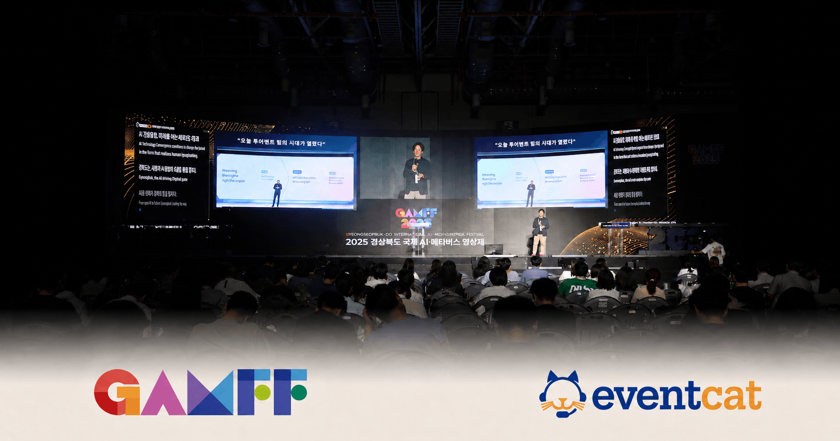 EventCAT AI Real-Time Interpretation Applied to the GAMFF 2025 Global Conference